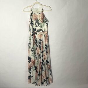 Enfocus floral chiffon women’s maxi dress Size 4 Petite wedding guest feminine